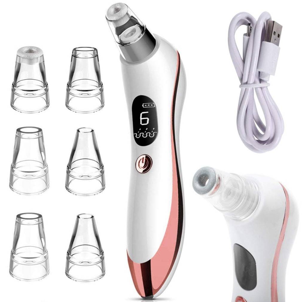 Poru sūknis sejas tīrīšanai ar 6 uzgaļiem