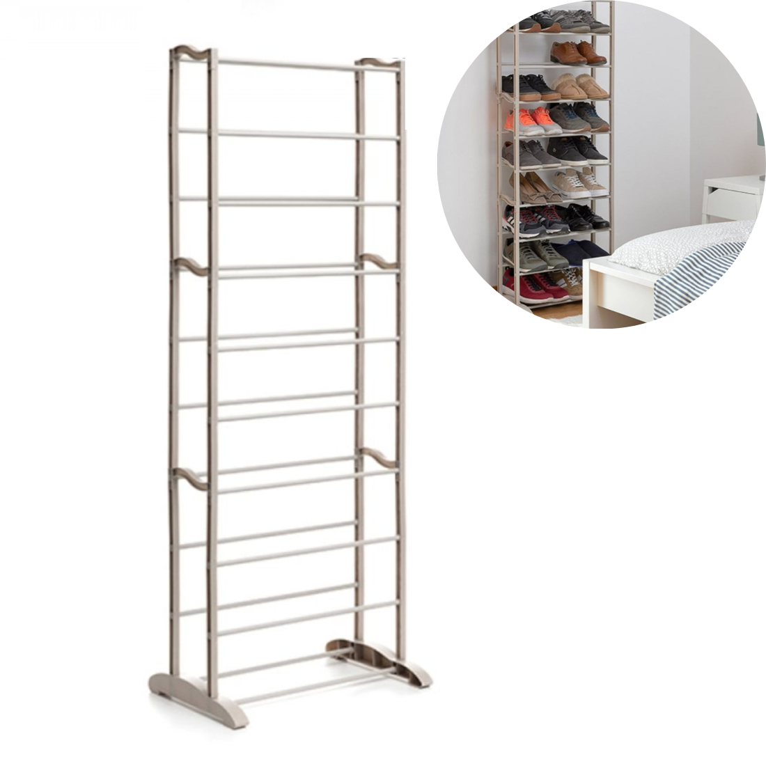 Apavu plaukts 25 pāriem, viegli saliekams