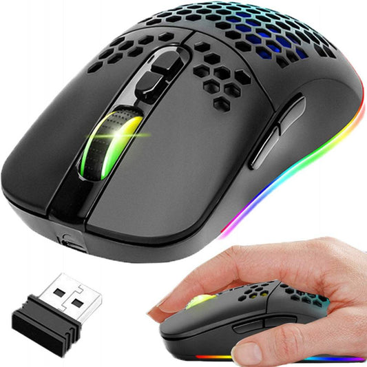 Bezvadu spēļu pele RGB (Bluetooth 2.4 GHz)