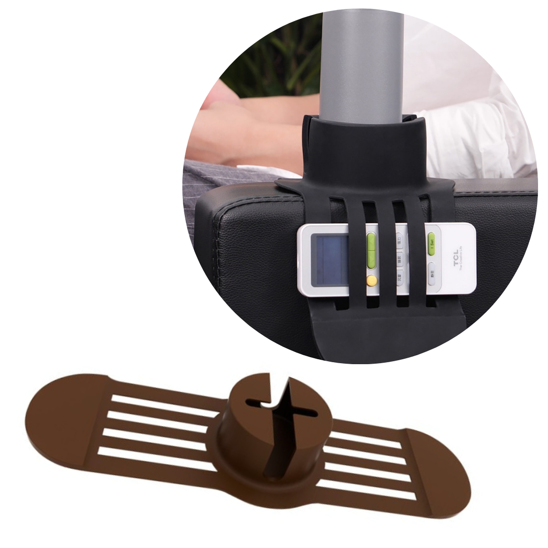 Krūzes turētājs dīvānam silikona paliktnis