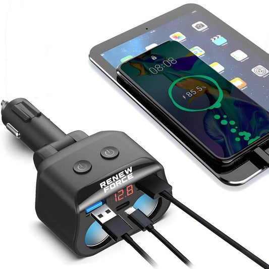 Auto piepīpētāja ligzdas sadalītājs – 2 porti