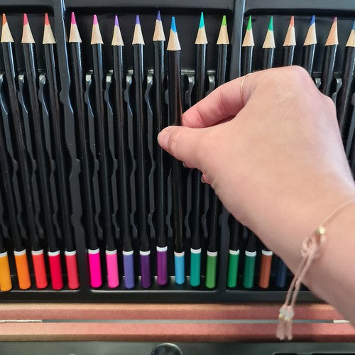 Zīmēšanas komplekts čemodānā