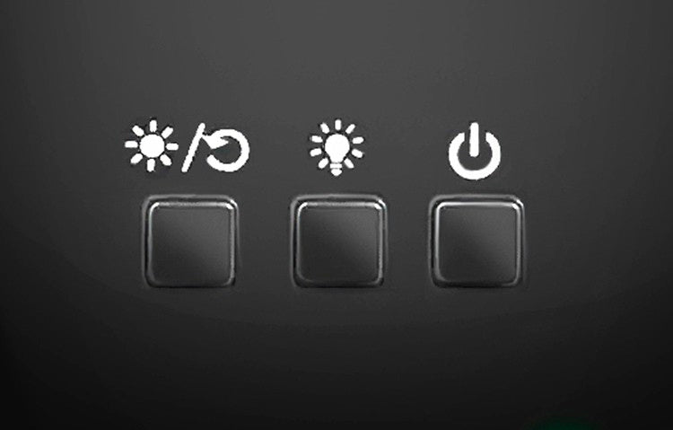 Nakts lampa ar projektoru - melna