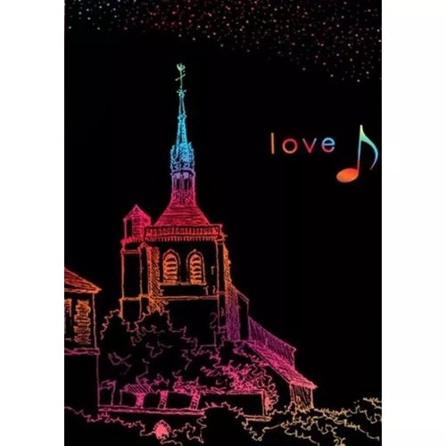 Noskrāpējamu lokšņu komplekts + koka irbulis