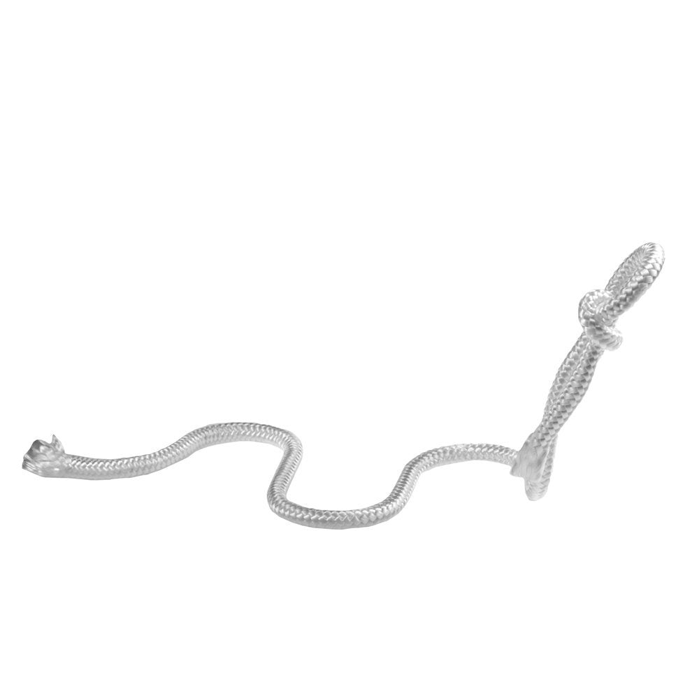 Vīna pudeles turētājs - balta virve