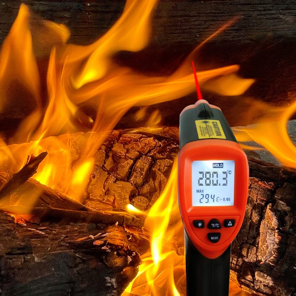 Infrasarkanais lāzera pirometrs