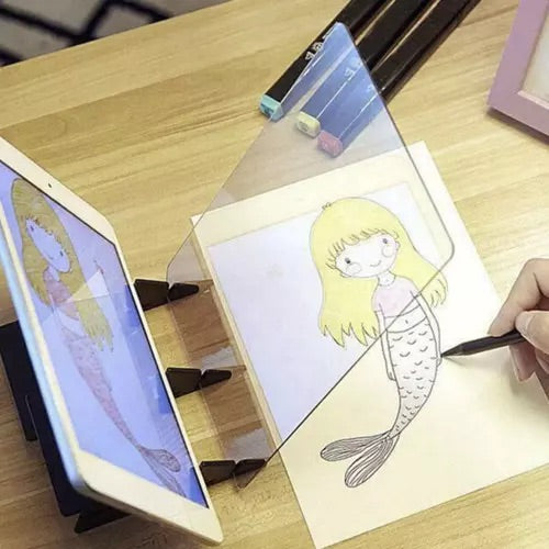 Skiču burtnīca/zīmēšanas projektors