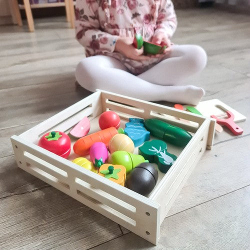 Koka dārzeņi griešanai