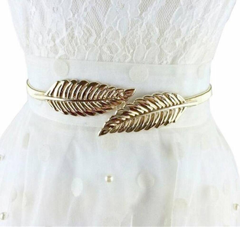 Sieviešu josta zelta lapiņas