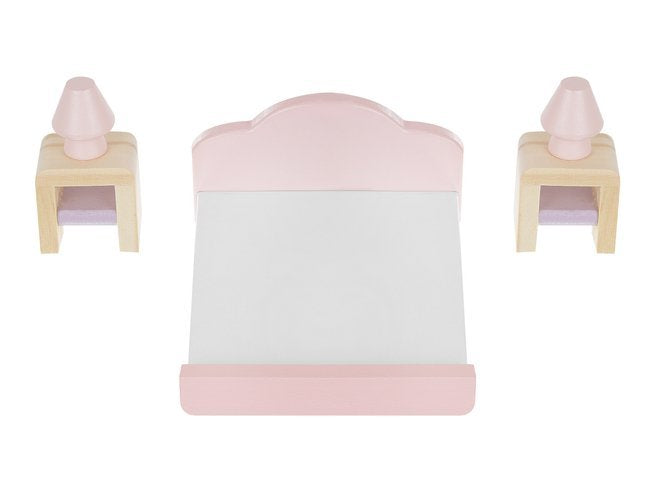 Koka mēbeļu komplekts lellēm