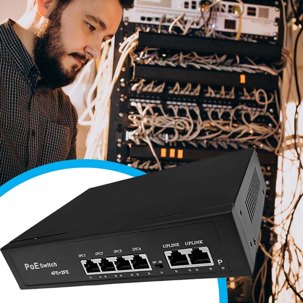 PoE switch sadalītājs