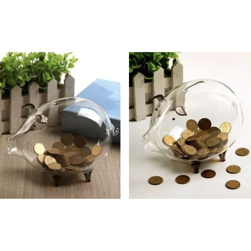 Stikla cūciņa krājkase