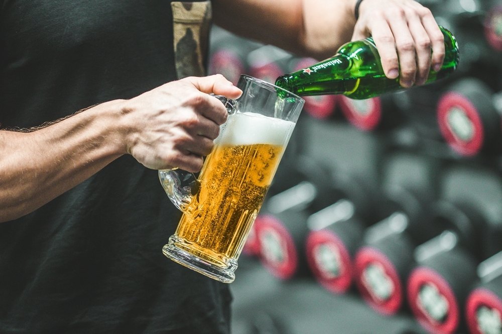 Muskuļu alus glāze