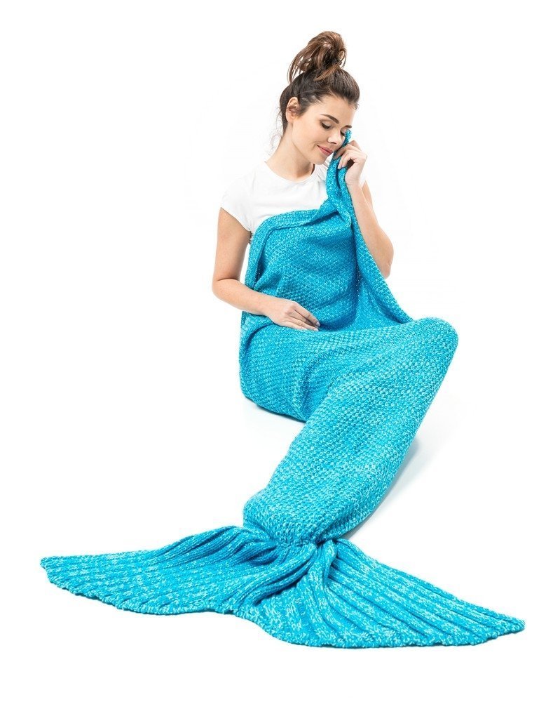 Mermaid astes sega luksusa - SEA BLUE