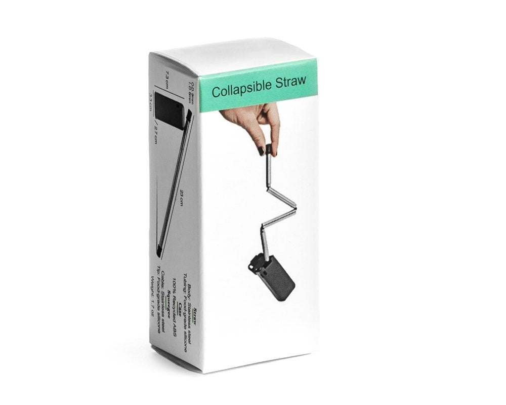 Nerūsējošā tērauda dzeršanas salmiņi (2 gab./komplektā + birste)