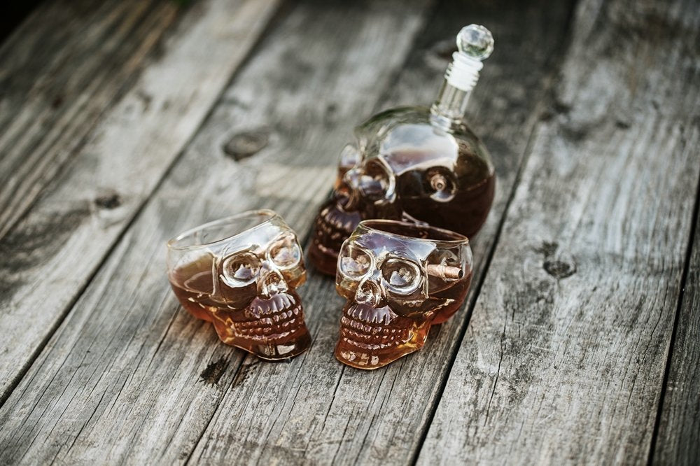 Glāze "Ložu necaurlaidīgs SKULL GLASS"