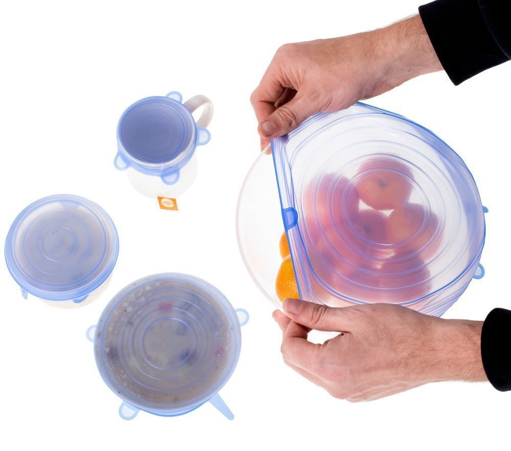 Silikona pārtikas pārvalki 6 gab