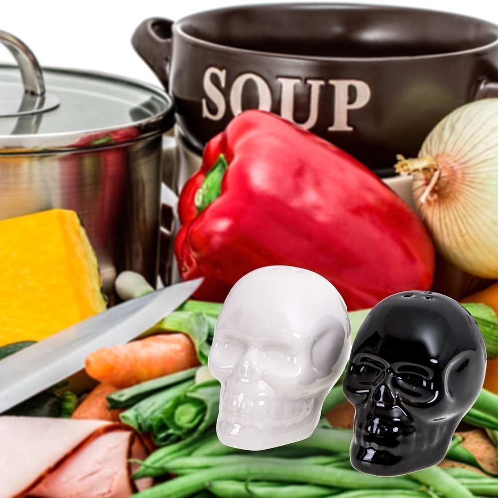 Sāls un piparu kratītāji SKULLS