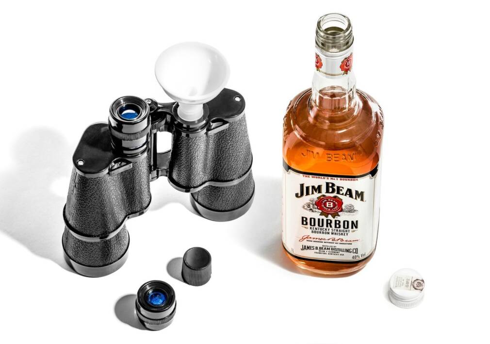 Binoklis slepenā kolba