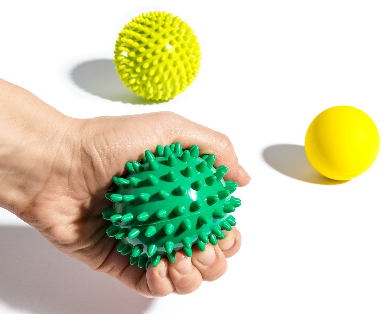 Masāžas bumbiņu komplekts - 3gab