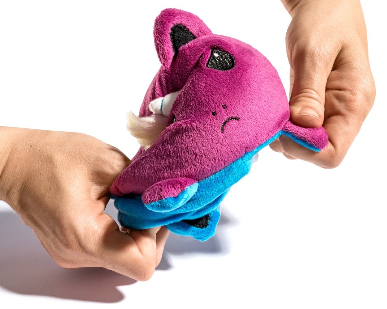 Apgriežama plīša rotaļlieta - vienradzis (violeti zils)