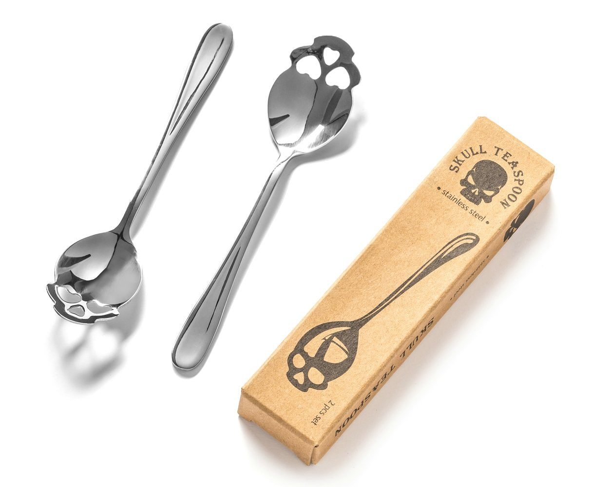 Tējas karotes SKULLS 2 gab