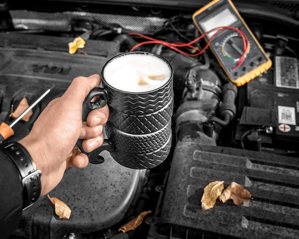 RIEPAS keramiskā krūze WATRES ROKTURIS