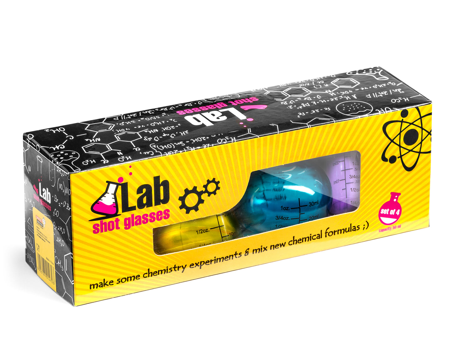 Ķīmijas plastmasas glāzes 4 gab