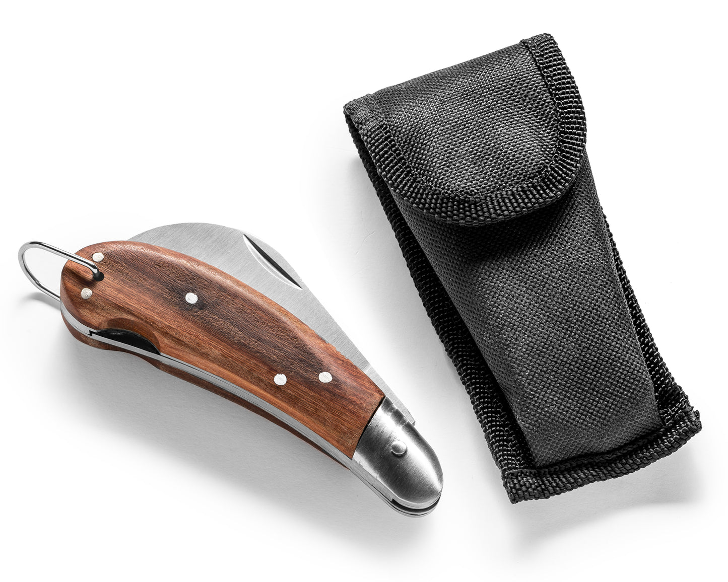 Dārza un sēņu nazis sirpjveida