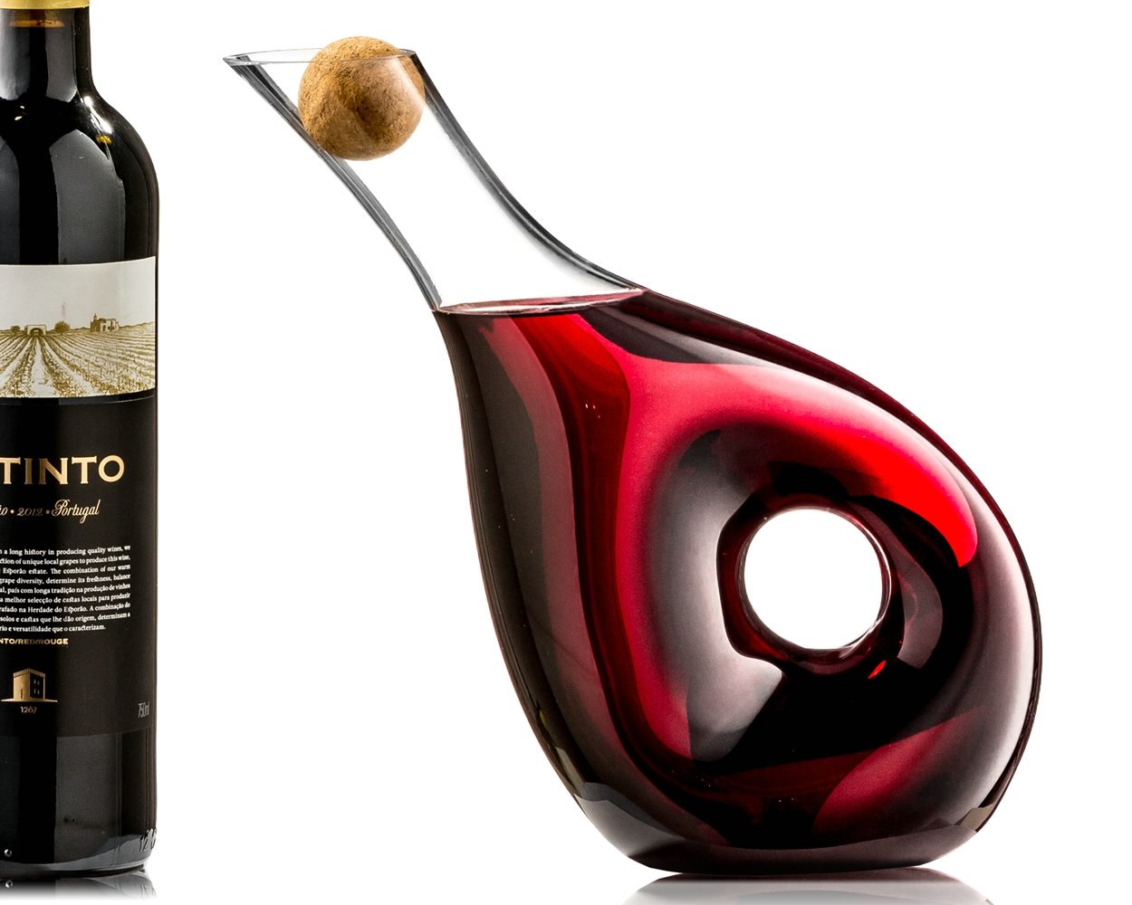 Vīna un ūdens karafe TWISTED