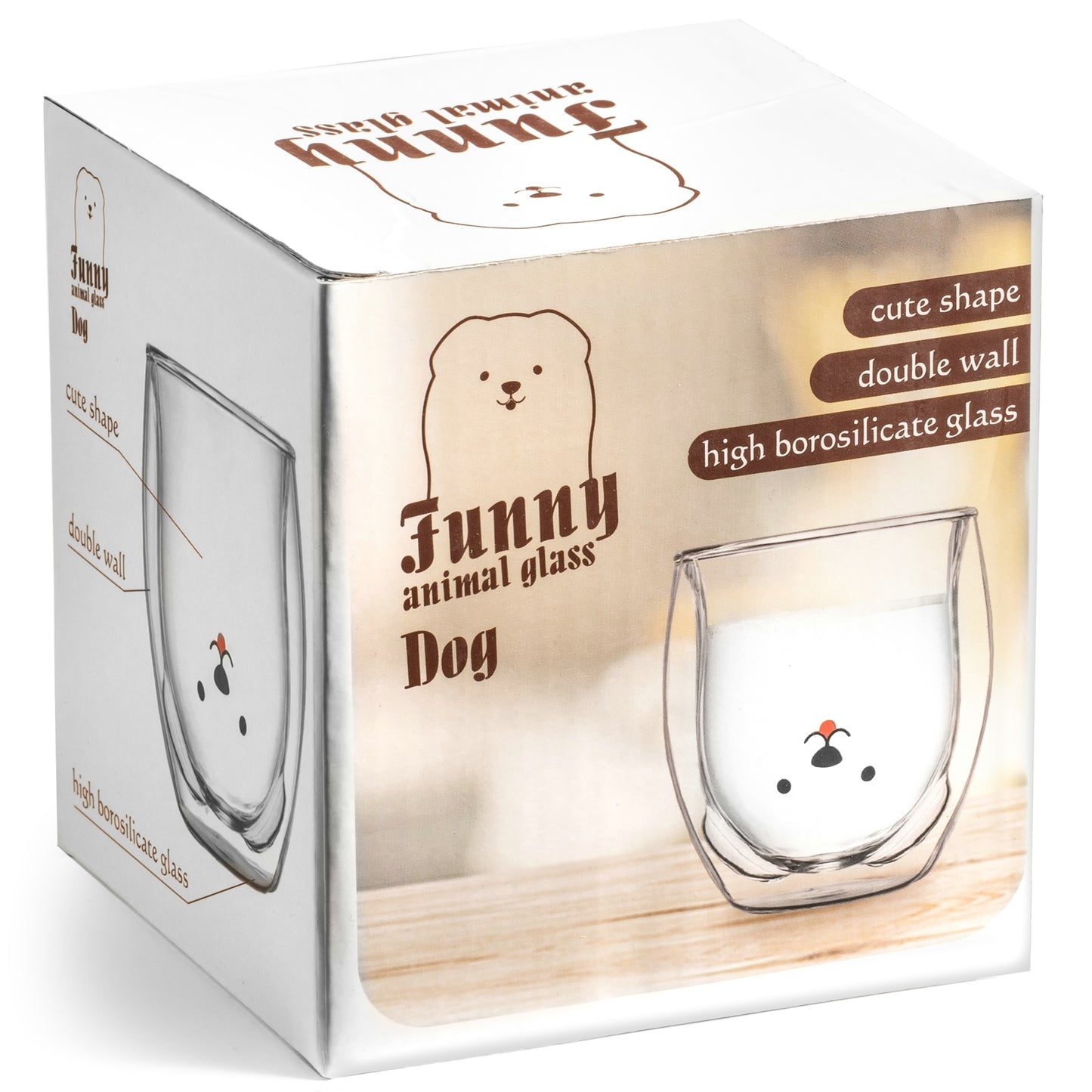 Divsienu stikla glāze SUNS