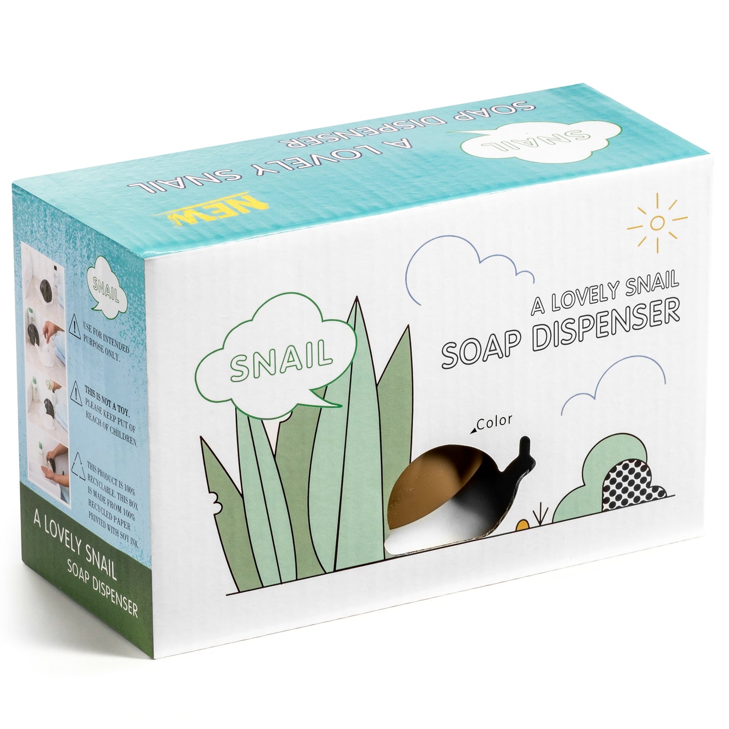 Gliemežu ziepju dozators