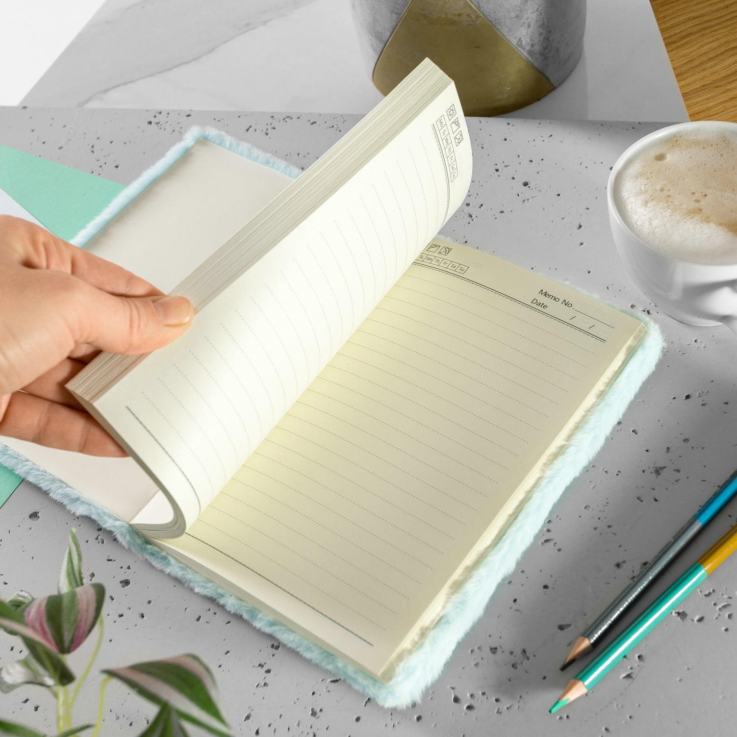 Piezīmju grāmatiņa Lama ar pūkainu