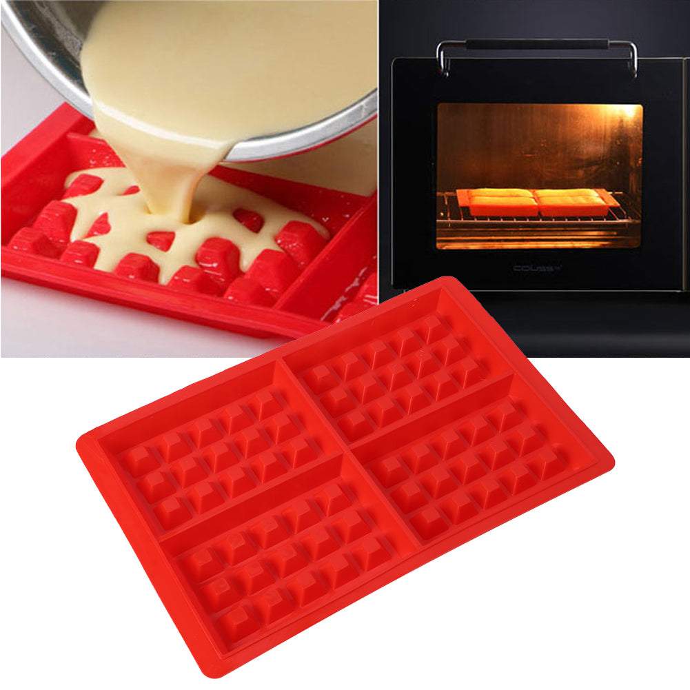 Vafeļu forma cepšanai silikona
