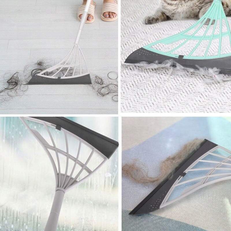 Gumijas slota grīdas slaucīšanai magicbroom