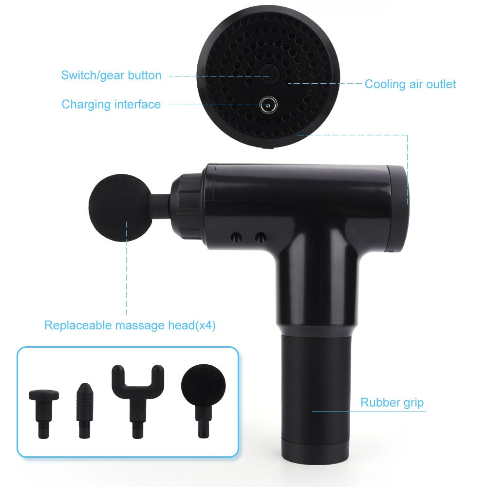 Masāžas trieciena pistole, bezvadu muskuļu masieris