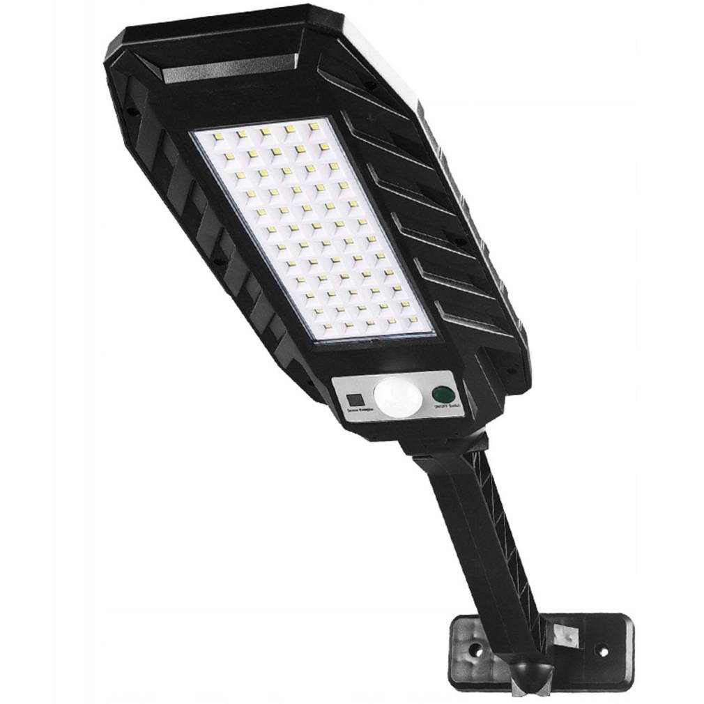 Āra, ielas lampa ar saules paneli un tālvadības pulti 60 LED