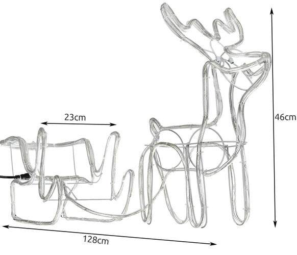 LED lampiņa - ziemeļbriedis