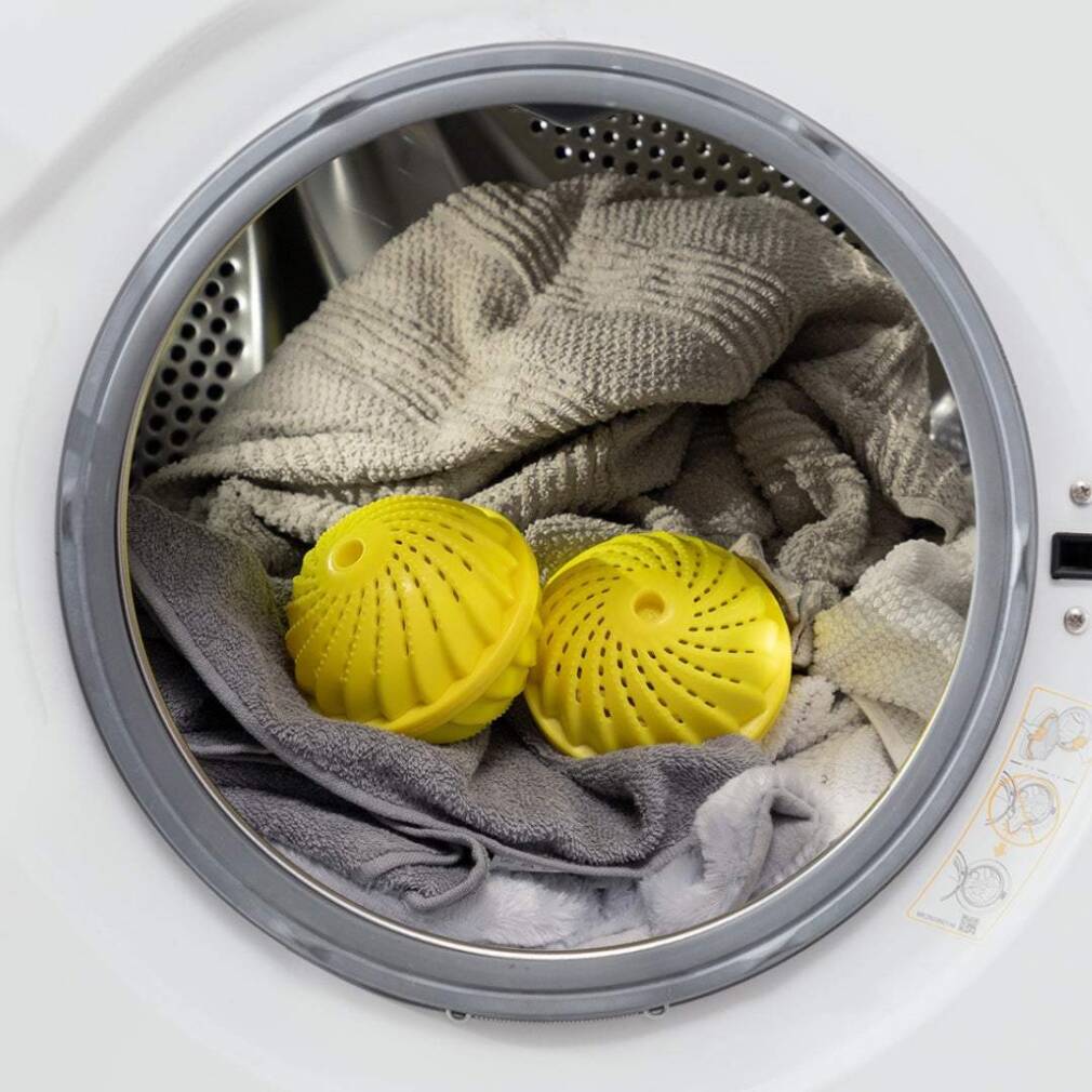 Bumbiņa veļas mazgāšanai bez pulvera