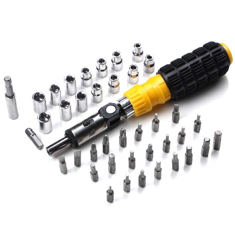 Skrūvgriezis ar uzgaļu komplektu 41gab.