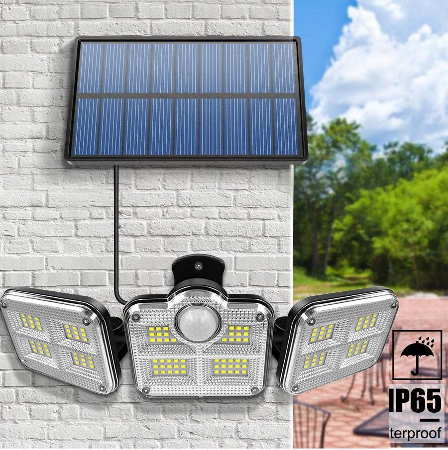 LED ārā lampa ar kustības un krēslas sensoru