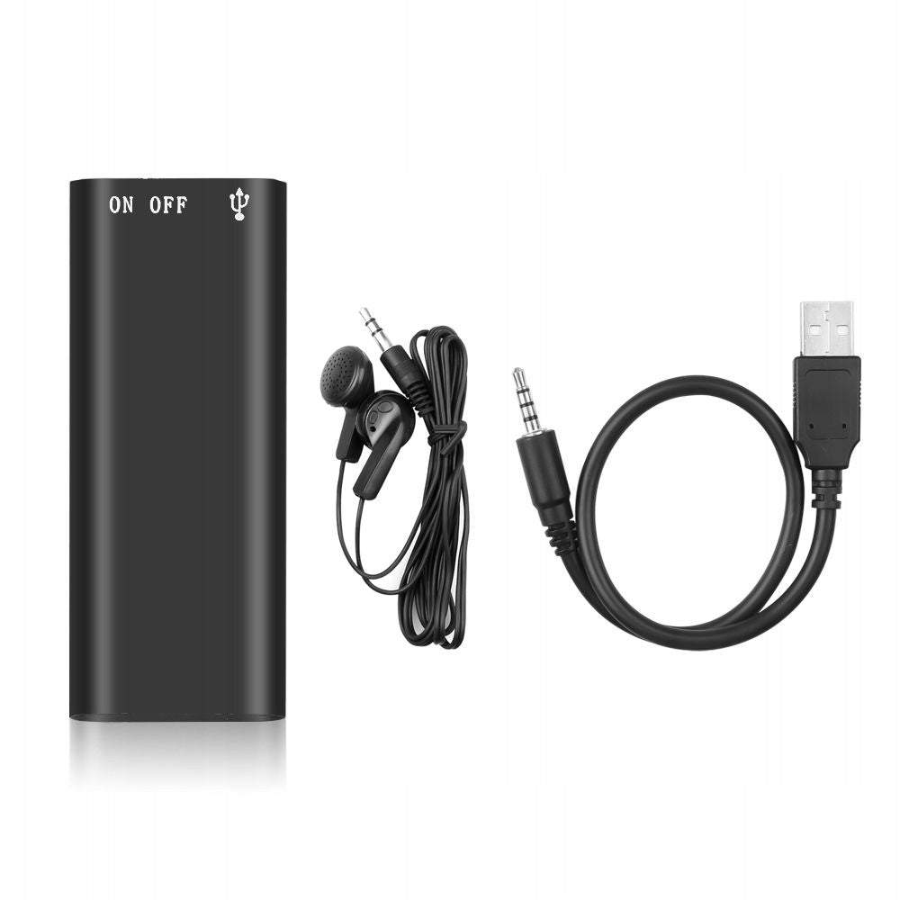 Diktofons ar austiņām, balss ierakstītājs