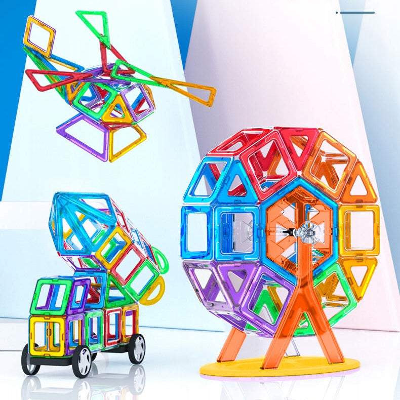 Magnētisko bloku komplekts 127 elementi