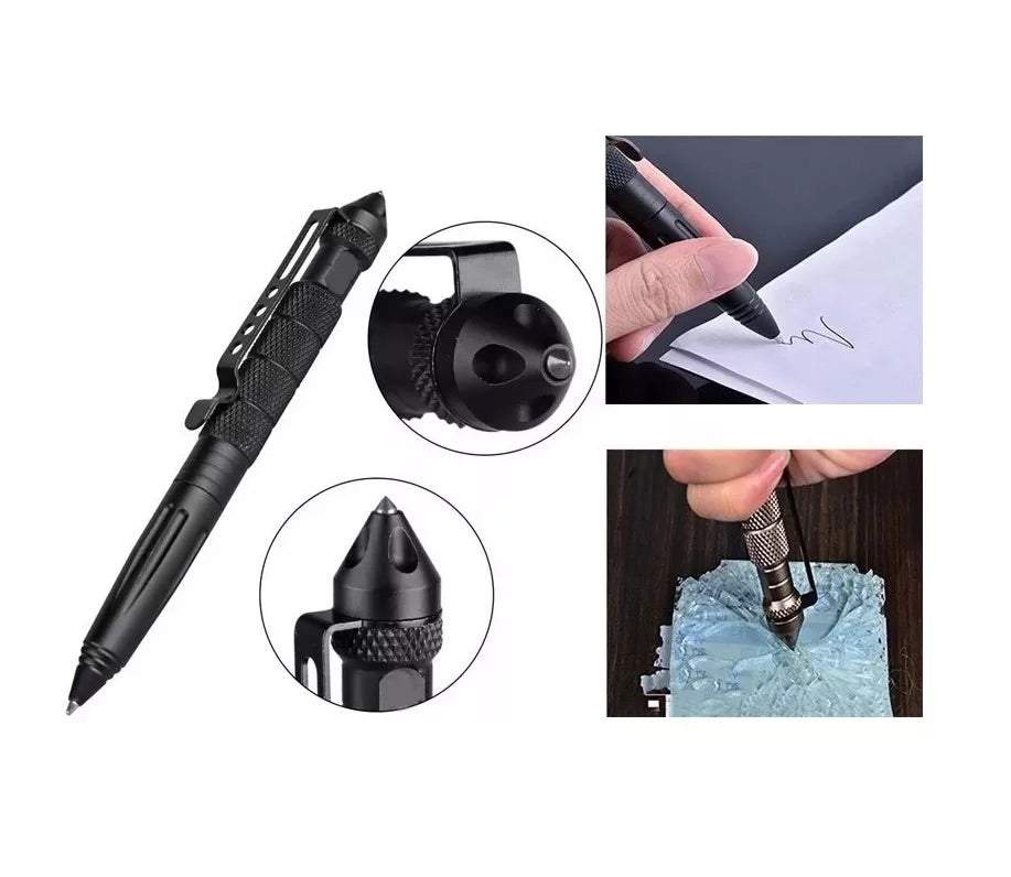 Izdzīvošanas komplekts tūrismam 19gab. (nazis, kompass, lukturis, pildspalva)