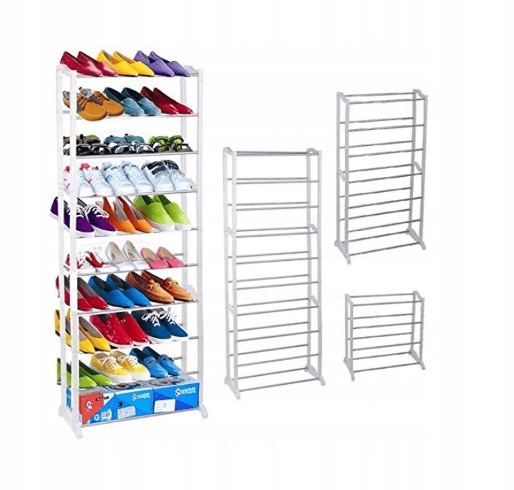 Apavu plaukts, organizators, 30 apavu pāriem metāla, viegli saliekams