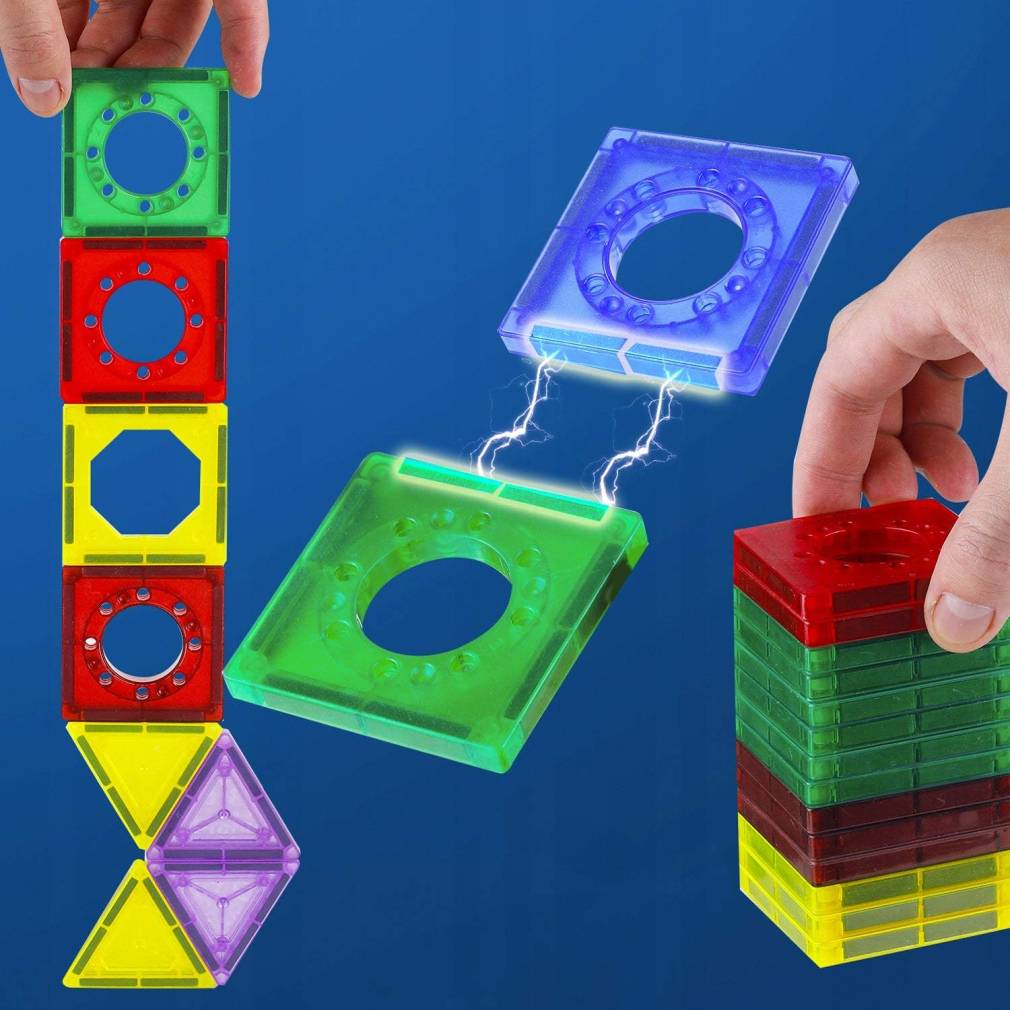 Magnētisko bloku komplekts 75 elementi