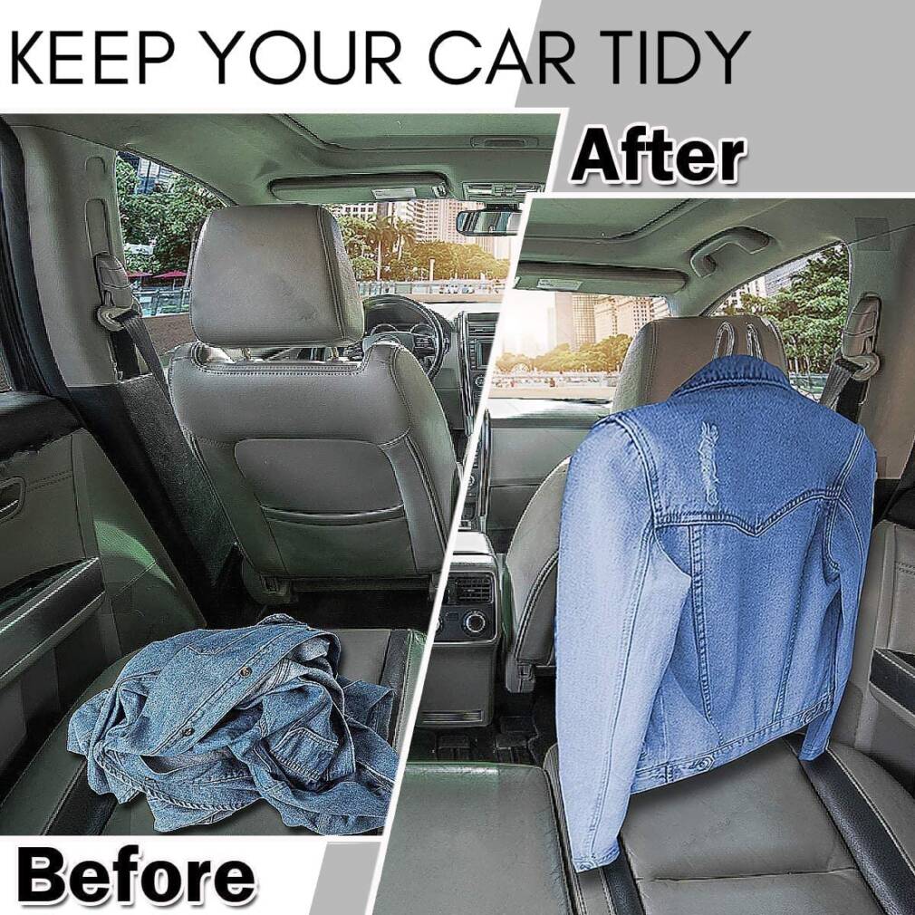 Apģērbu pakaramais automašīnām ar regulējamu platumu