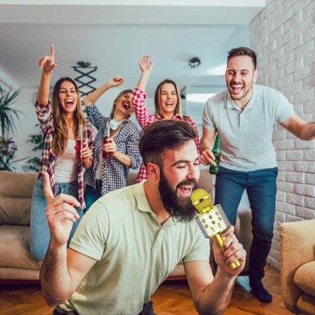 Bezvadu karaoke mikrofons