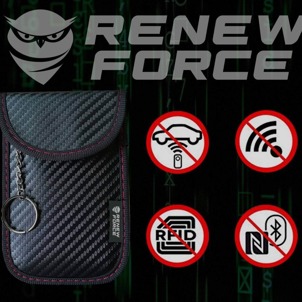 Pretzagšanas maciņš atslēgām un kartēm ar RFID aizsardzību