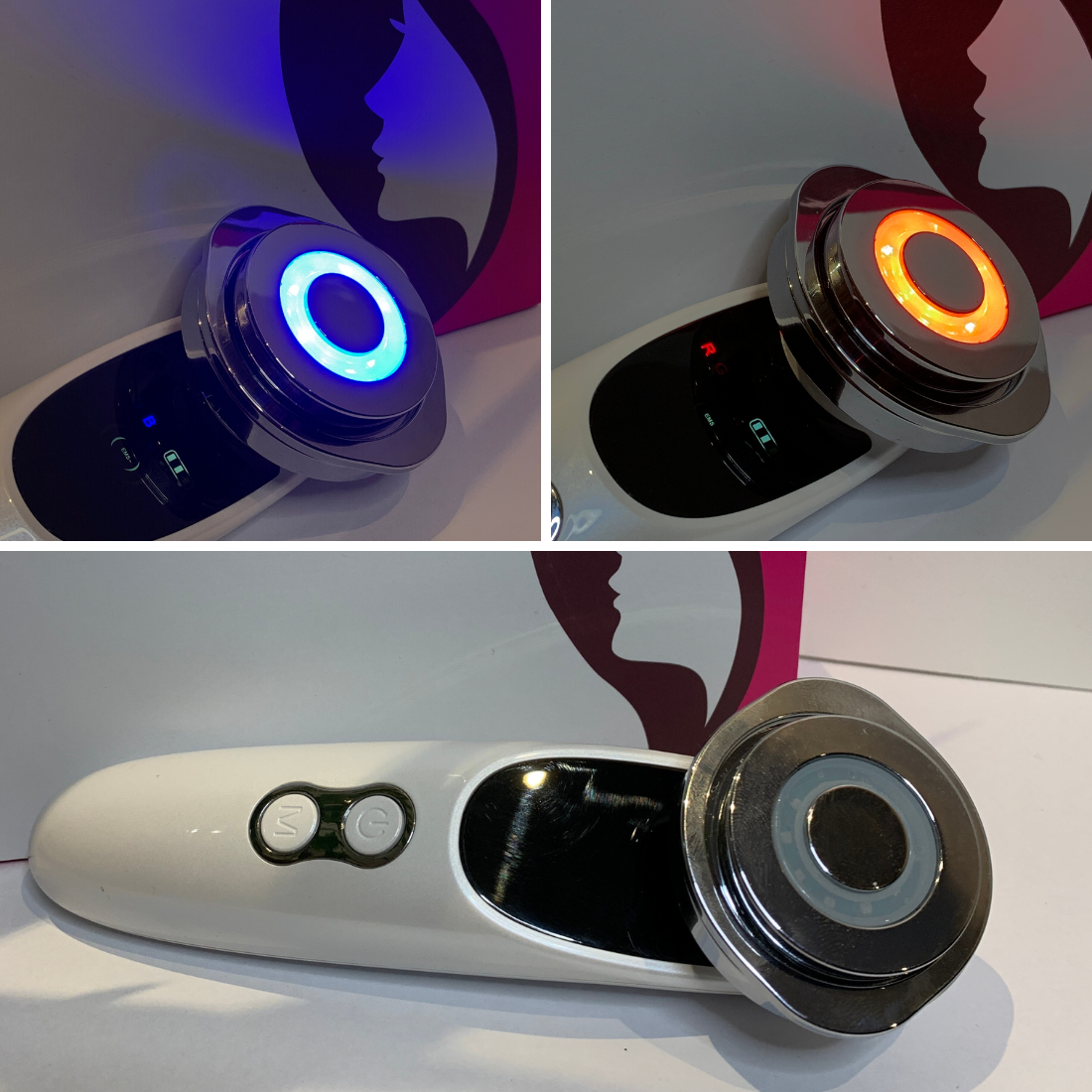 EMS Sejas masieris un tīrītājs ar LED fotoniem